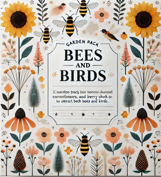 Bees and Birds - Flower Garden Pack